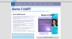 Desktop Screenshot of marincamft.org