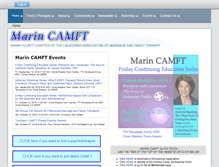 Tablet Screenshot of marincamft.org